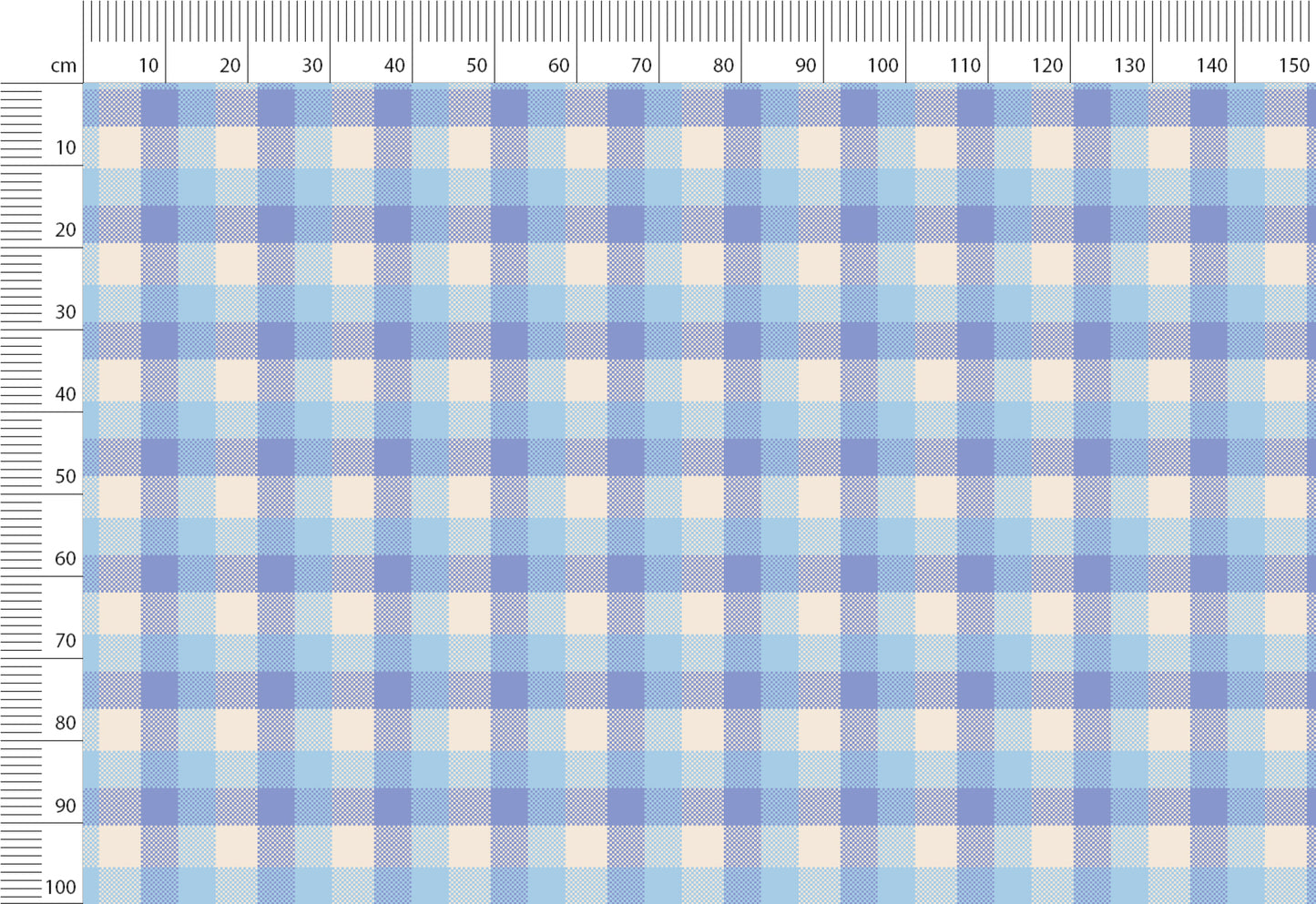 Retro Plaid Print Linen By The Yard or Meter, Retro Checkered Print Linen Fabric For Clothing, Bedding, Curtains & Upholstery