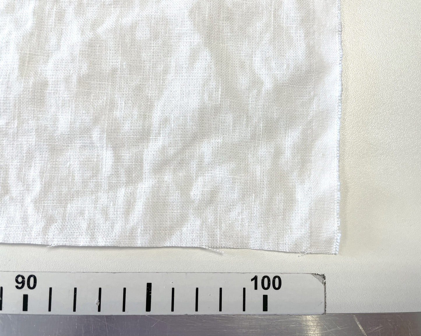 White Linen Scraps Bundle, Large Natural Linen Fabric Remnants For Craft Projects and Clothes, 145cm / 57 inches width