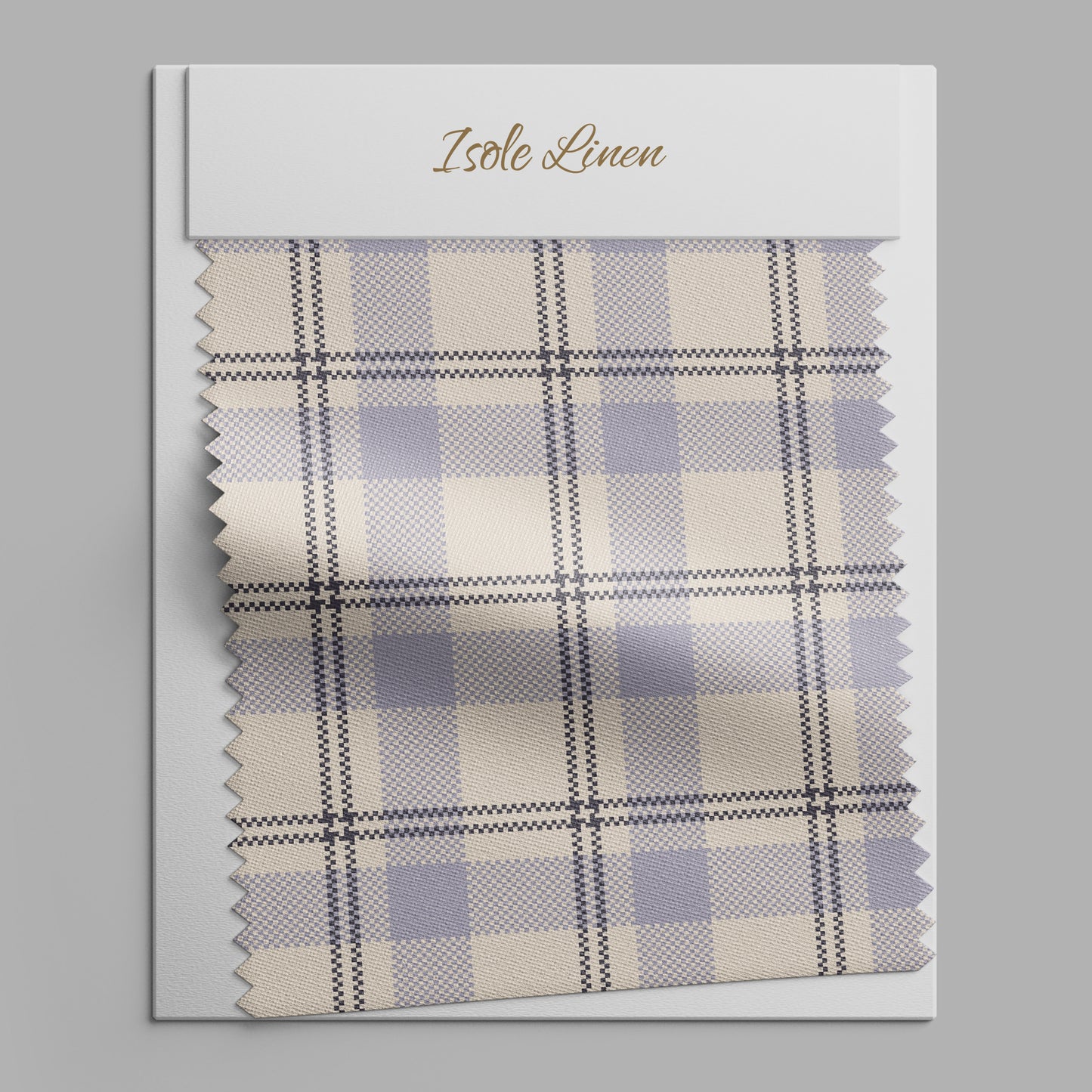 Retro Plaid Print Linen By The Yard or Meter, Retro Checkered Print Linen Fabric For Clothing, Bedding, Curtains & Upholstery