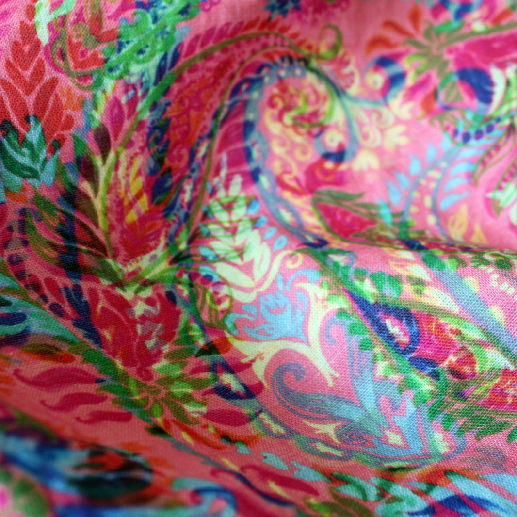 Printed Linen Fabric By The Yard Or Meter Isole Linen Printed linen fabric by the yard or meter isole linen