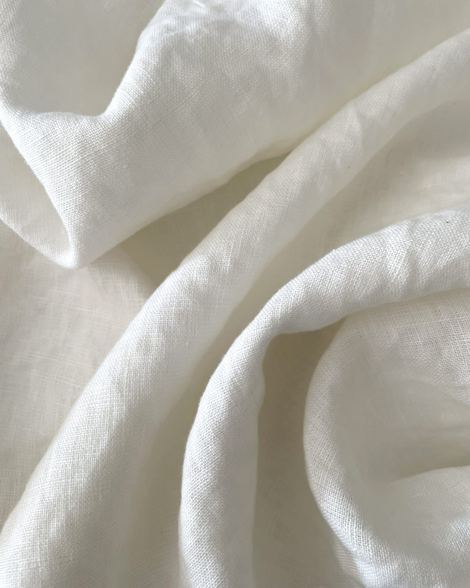 Solid Linen White Linen Scraps Bundle, Large Natural Linen Fabric Remnants For Cra ...