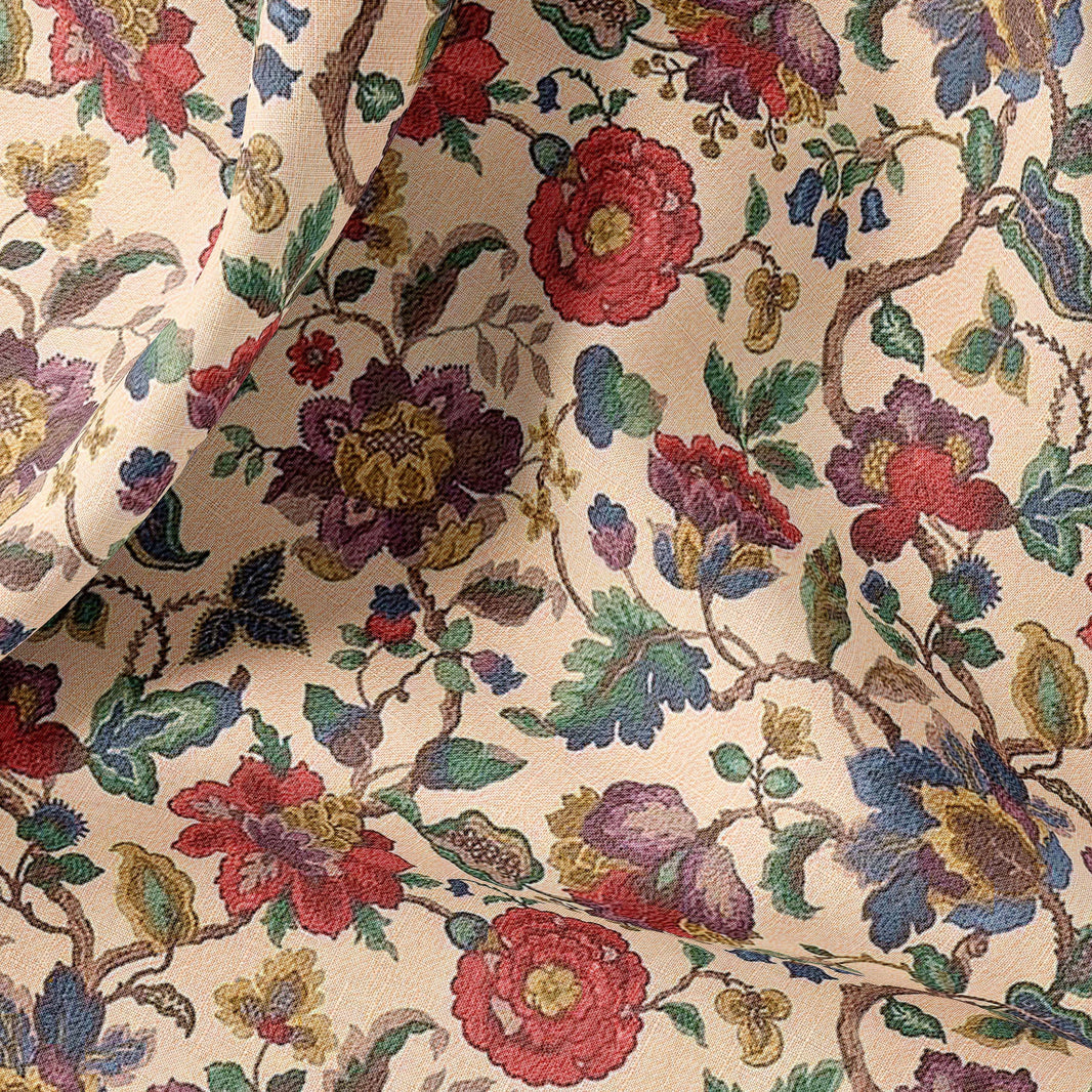 Printed Linen Fabric By The Yard Or Meter Isole Linen Printed linen fabric by the yard or meter isole linen