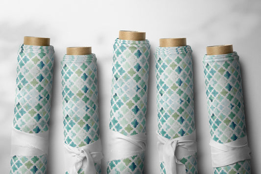 Linen Fabric By The Yard Natural Printed Linen Fabric By The Yard For Clothing & Home Textile - Width 148 cm/1.62yd