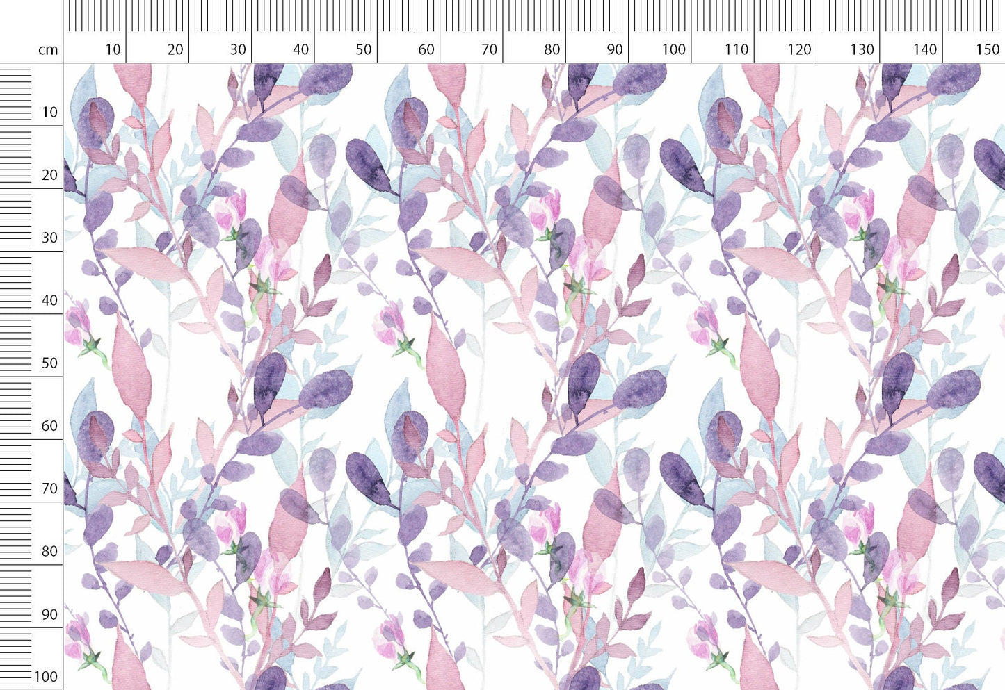 Printed Linen Fabric By The Yard Natural Floral Linen Fabric By The Yard For Clothing & Home Textile - Width 148 cm/1.62yd