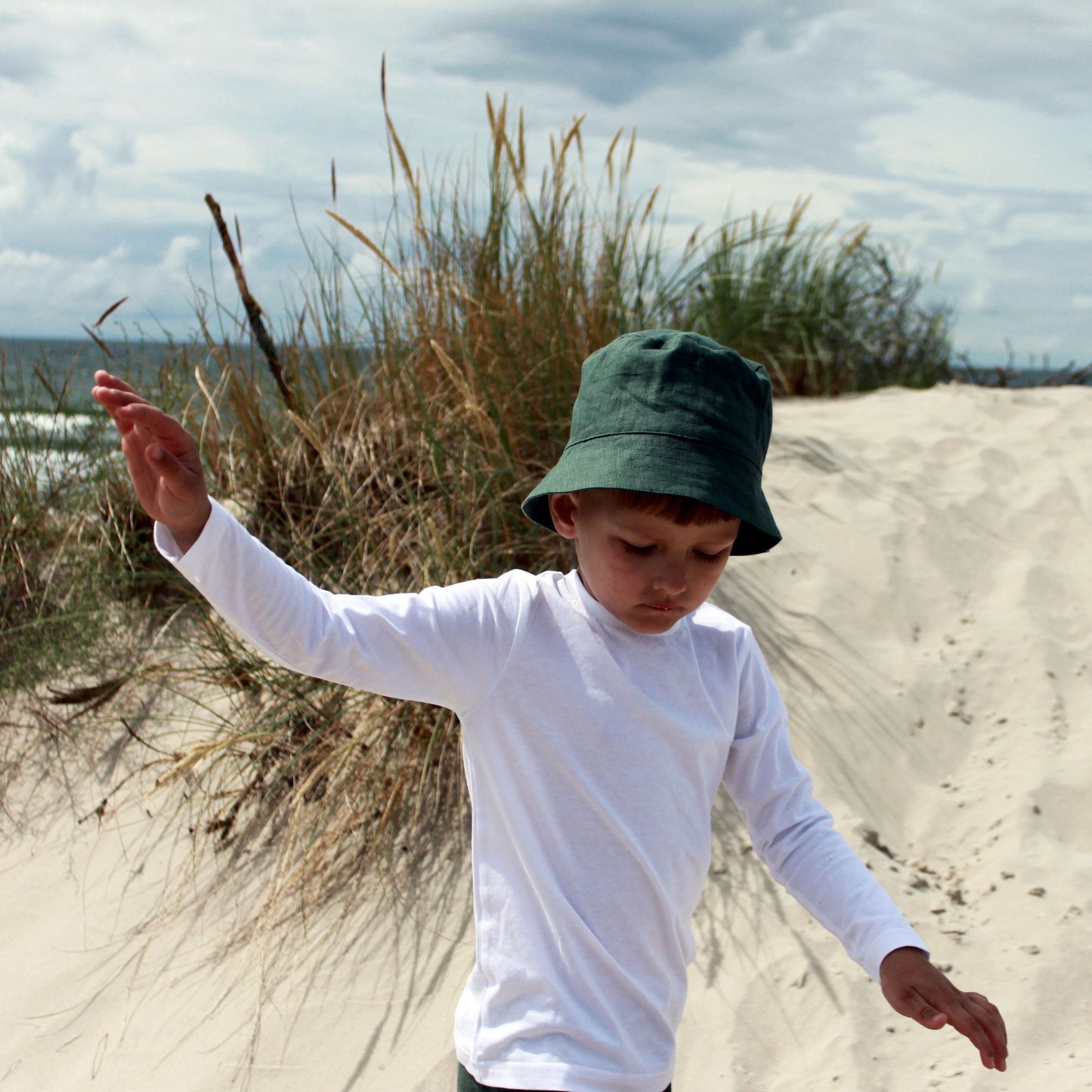 Unisex Linen Summer Hat for Kids