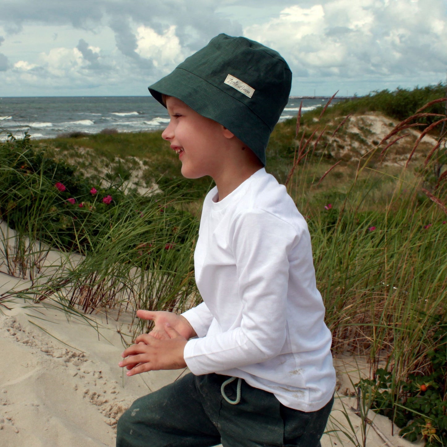 Unisex Linen Summer Hat for Kids