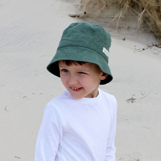 Unisex Linen Summer Hat for Kids