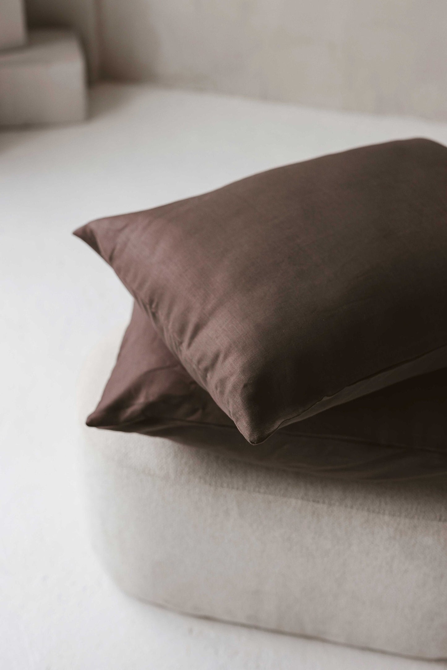 Soft Linen Pillowcase with Envelope Closure