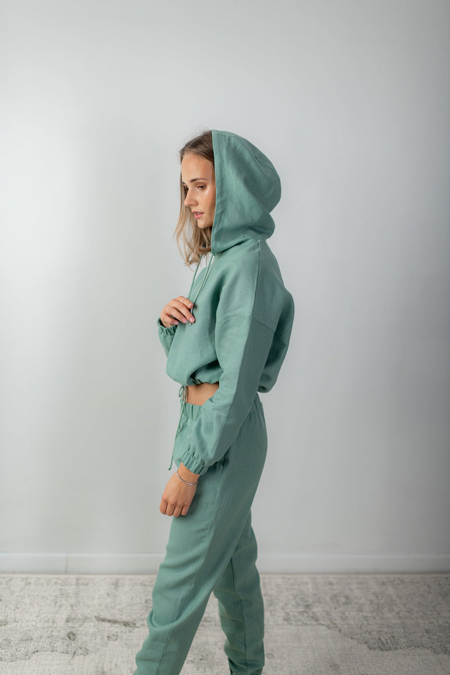 Linen Oversized Hoodie and Joggers – Isole Linen